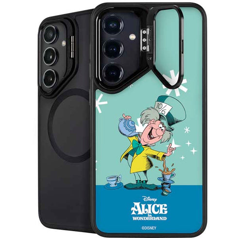 Disney Alice in Wonderland Mad Hatter Tea Party Galaxy S25 Plus Kickstand Case
