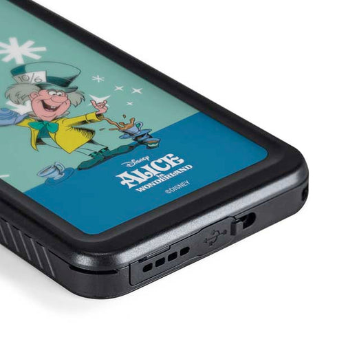 Disney Alice in Wonderland Mad Hatter Tea Party Galaxy S24 Plus Waterproof Case