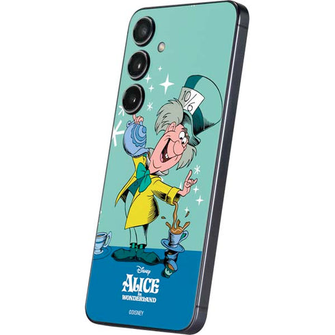 Disney Alice in Wonderland Mad Hatter Tea Party Galaxy S24 Skin
