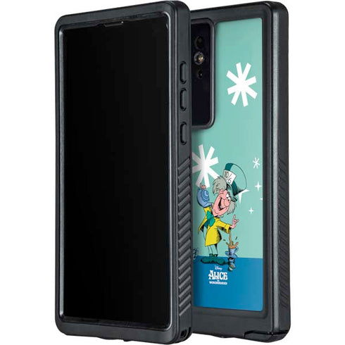 Disney Alice in Wonderland Mad Hatter Tea Party Galaxy S24 Ultra Waterproof Case