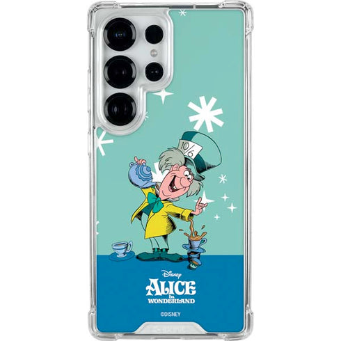 Disney Alice in Wonderland Mad Hatter Tea Party Galaxy S26 Ultra Clear Case