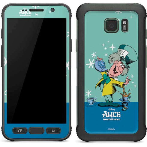 Disney Alice in Wonderland Mad Hatter Tea Party Galaxy S7 Active Skin