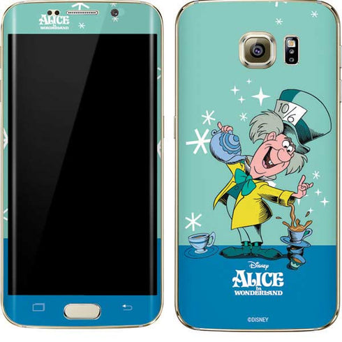 Disney Alice in Wonderland Mad Hatter Tea Party Galaxy S7 Edge Skin