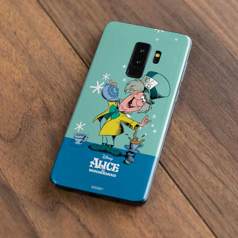 Disney Alice in Wonderland Mad Hatter Tea Party Galaxy S9 Plus Skin