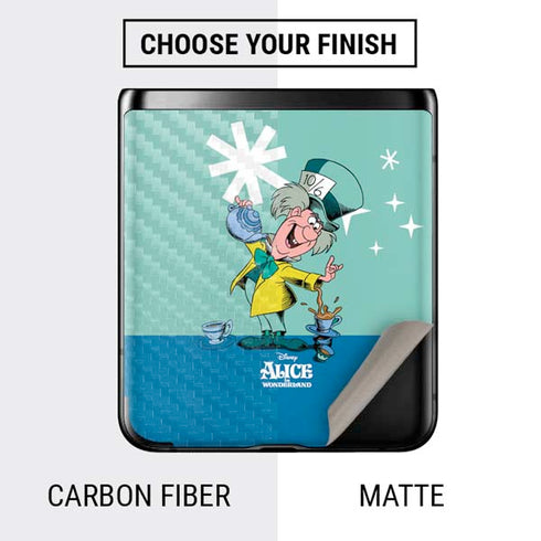 Disney Alice in Wonderland Mad Hatter Tea Party Galaxy Z Flip Skin