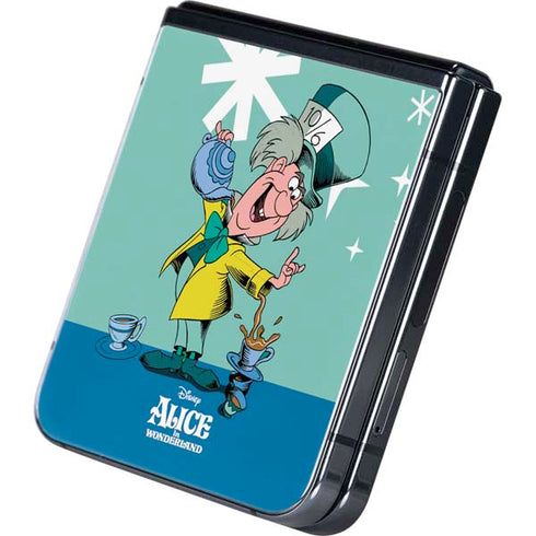 Disney Alice in Wonderland Mad Hatter Tea Party Galaxy Z Flip5 5G Skin