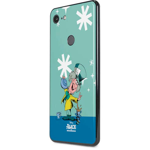 Disney Alice in Wonderland Mad Hatter Tea Party Google Pixel 3 XL Skin