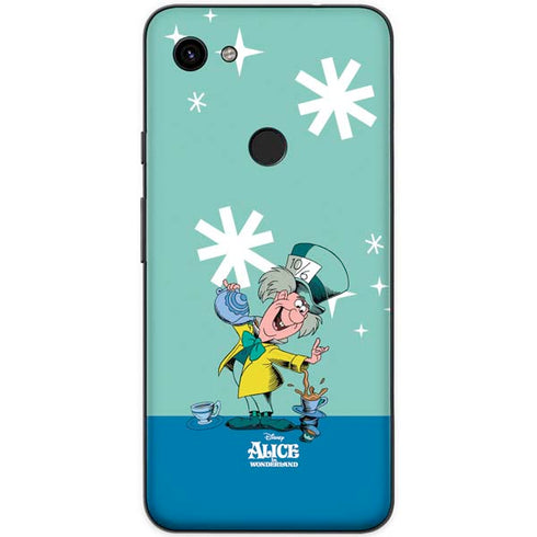 Disney Alice in Wonderland Mad Hatter Tea Party Google Pixel 3a Skin