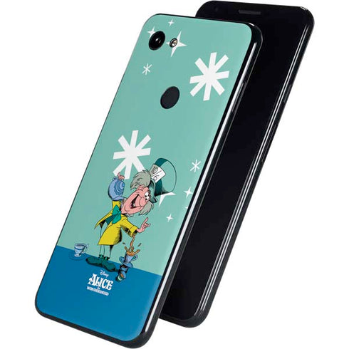 Disney Alice in Wonderland Mad Hatter Tea Party Google Pixel 3a XL Skin