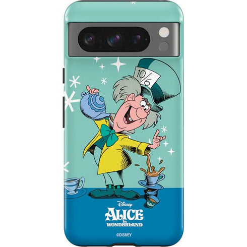 Disney Alice in Wonderland Mad Hatter Tea Party Google Pixel 8 Pro Impact Case