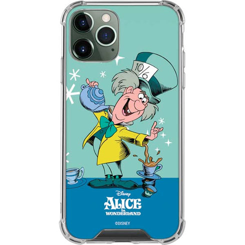 Disney Alice in Wonderland Mad Hatter Tea Party iPhone 11 Pro Max Clear Case
