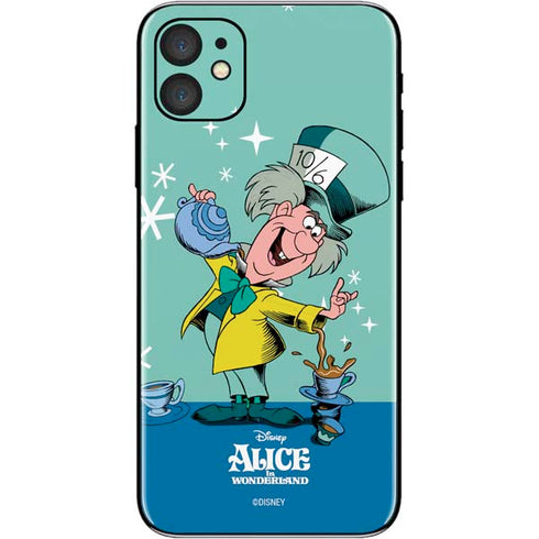Disney Alice in Wonderland Mad Hatter Tea Party iPhone 11 Skin