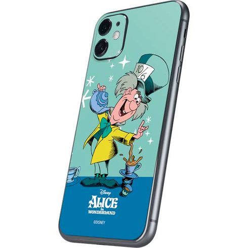 Disney Alice in Wonderland Mad Hatter Tea Party iPhone 11 Skin