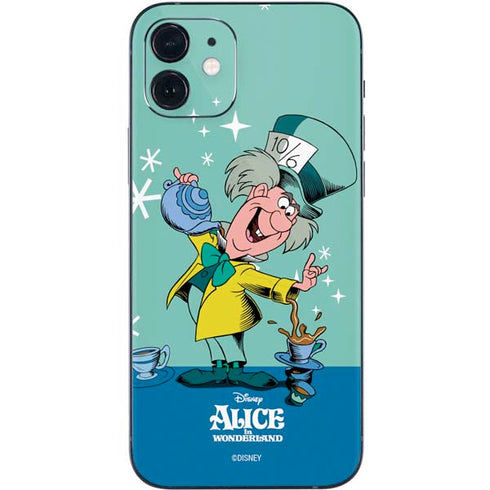 Disney Alice in Wonderland Mad Hatter Tea Party iPhone 12 Mini Skin