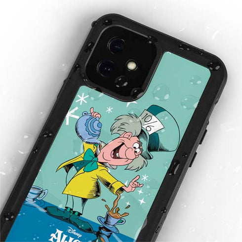 Disney Alice in Wonderland Mad Hatter Tea Party iPhone 12 Mini Waterproof Case