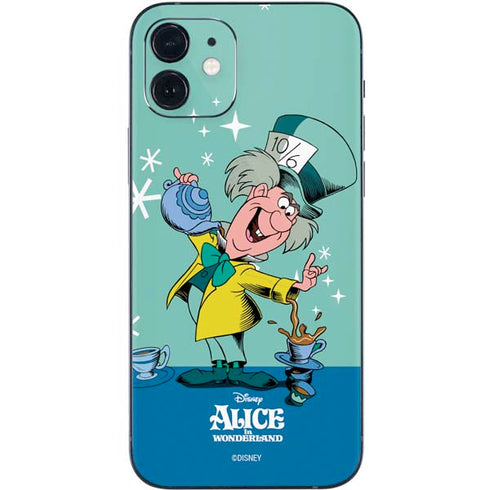 Disney Alice in Wonderland Mad Hatter Tea Party iPhone 12 Skin