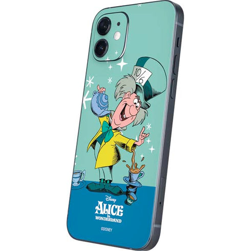 Disney Alice in Wonderland Mad Hatter Tea Party iPhone 12 Skin