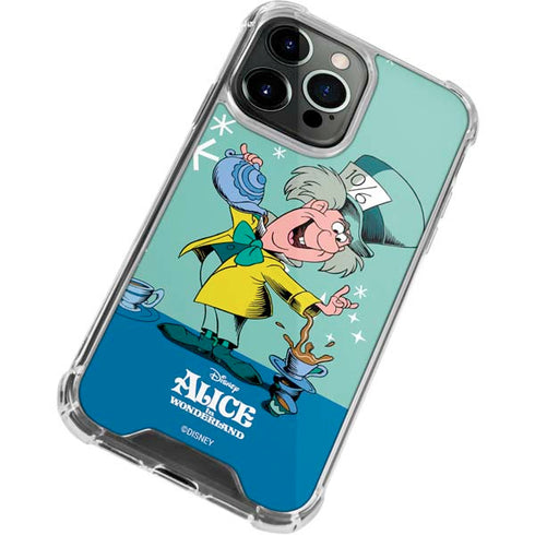 Disney Alice in Wonderland Mad Hatter Tea Party iPhone 13 Pro Clear Case