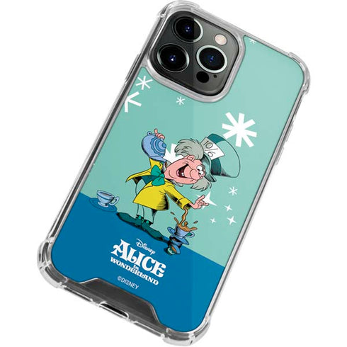 Disney Alice in Wonderland Mad Hatter Tea Party iPhone 13 Pro Max Clear Case