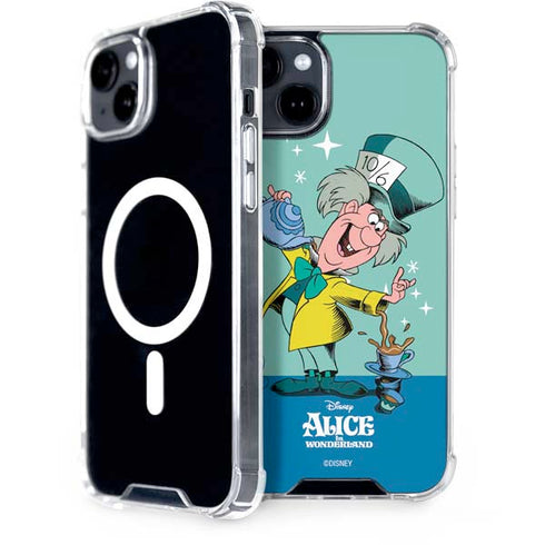 Disney Alice in Wonderland Mad Hatter Tea Party iPhone 14 MagSafe Case