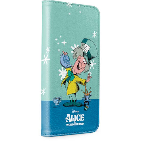 Disney Alice in Wonderland Mad Hatter Tea Party iPhone 14 Pro Folio Case