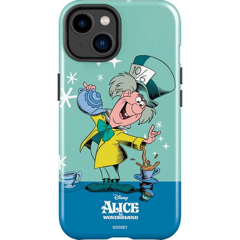 Disney Alice in Wonderland Mad Hatter Tea Party iPhone 15 Impact Case