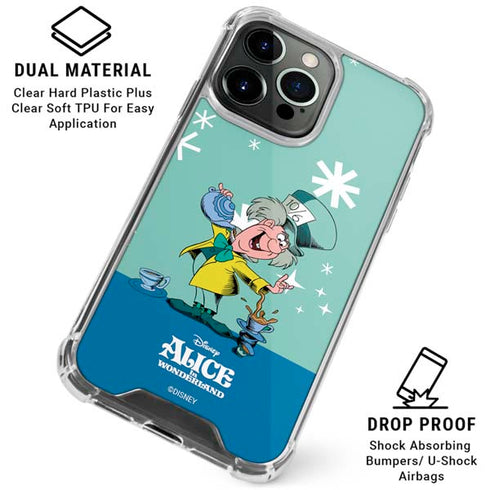 Disney Alice in Wonderland Mad Hatter Tea Party iPhone 15 Pro Clear Case