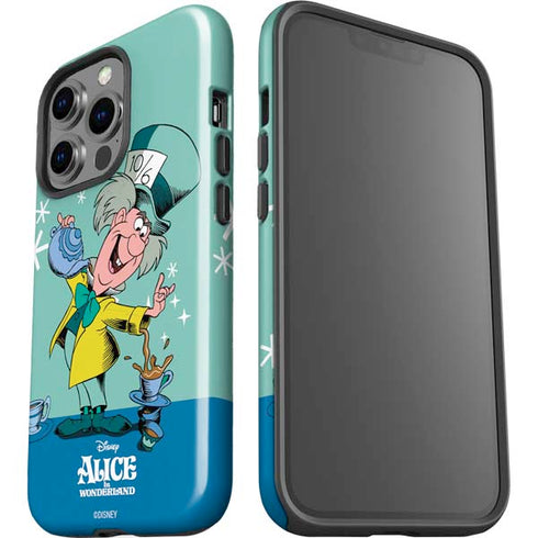 Disney Alice in Wonderland Mad Hatter Tea Party iPhone 15 Pro Impact Case