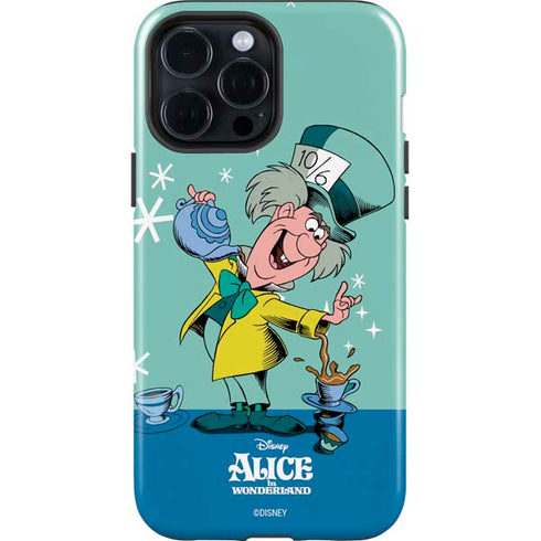Disney Alice in Wonderland Mad Hatter Tea Party iPhone 15 Pro Max Impact Case