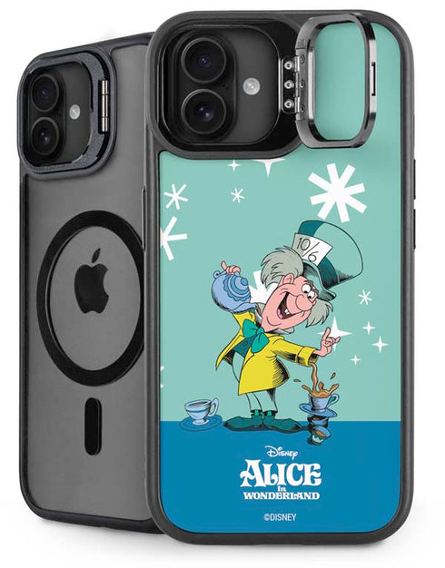 Disney Alice in Wonderland Mad Hatter Tea Party iPhone 16 Kickstand Case