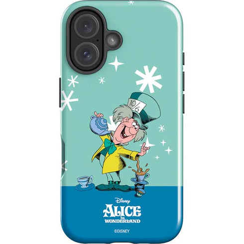 Disney Alice in Wonderland Mad Hatter Tea Party iPhone 16 Plus Impact Case