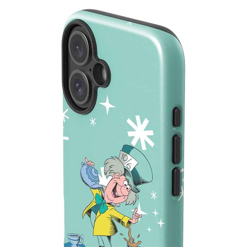 Disney Alice in Wonderland Mad Hatter Tea Party iPhone 16 Plus Impact Case