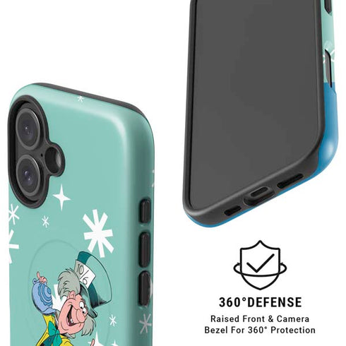 Disney Alice in Wonderland Mad Hatter Tea Party iPhone 16 Plus Magsafe Impact Case