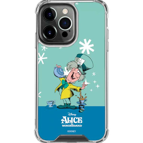 Disney Alice in Wonderland Mad Hatter Tea Party iPhone 16 Pro Max Clear Case