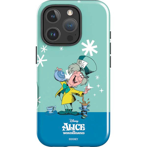 Disney Alice in Wonderland Mad Hatter Tea Party iPhone 16 Pro Max Impact Case