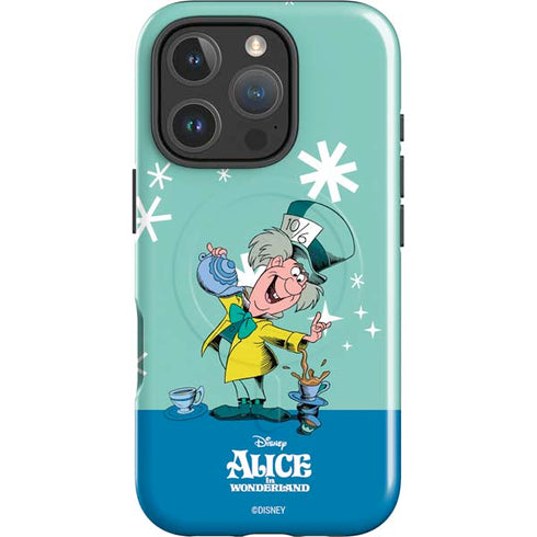 Disney Alice in Wonderland Mad Hatter Tea Party iPhone 16 Pro Max Magsafe Impact Case