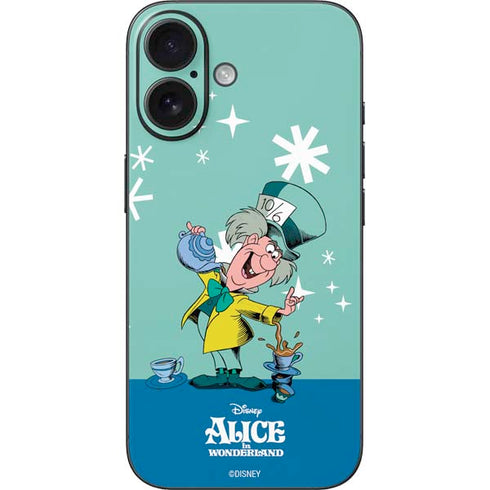 Disney Alice in Wonderland Mad Hatter Tea Party iPhone 16 Skin