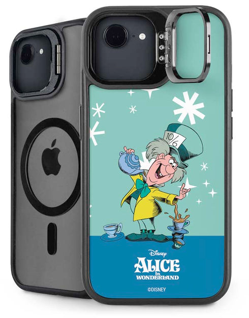 Disney Alice in Wonderland Mad Hatter Tea Party iPhone 16e Kickstand Case