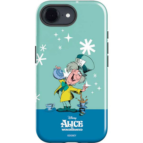 Disney Alice in Wonderland Mad Hatter Tea Party iPhone 16e Impact Case