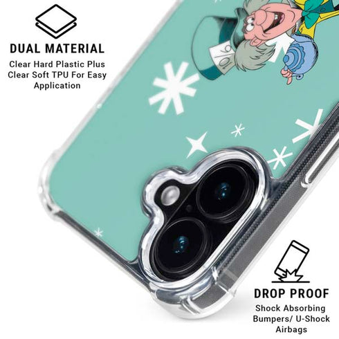 Disney Alice in Wonderland Mad Hatter Tea Party iPhone 17 Clear Case