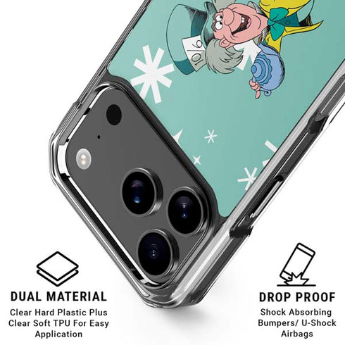 Disney Alice in Wonderland Mad Hatter Tea Party iPhone 18 Pro Clear Case