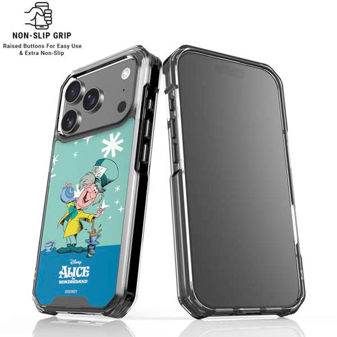 Disney Alice in Wonderland Mad Hatter Tea Party iPhone 18 Pro Clear Case
