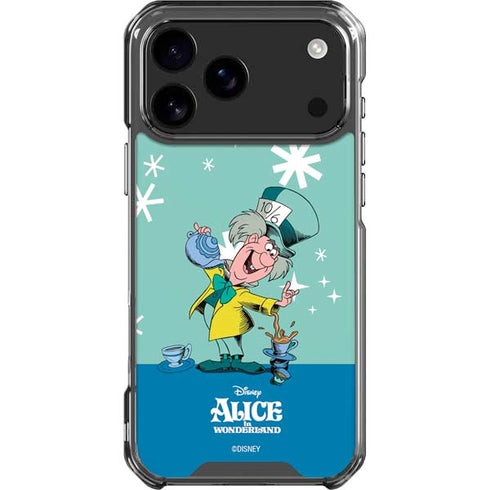 Disney Alice in Wonderland Mad Hatter Tea Party iPhone 18 Pro Max Clear Case