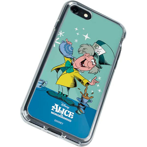 Disney Alice in Wonderland Mad Hatter Tea Party iPhone SE (2nd & 3rd Gen) Clear Case