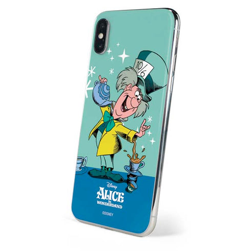 Disney Alice in Wonderland Mad Hatter Tea Party iPhone X Skin