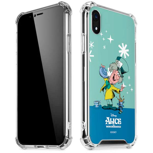 Disney Alice in Wonderland Mad Hatter Tea Party iPhone XR Clear Case