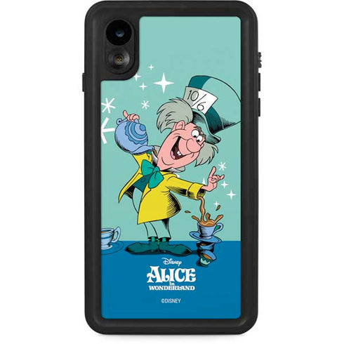 Disney Alice in Wonderland Mad Hatter Tea Party iPhone XR Waterproof Case