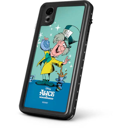 Disney Alice in Wonderland Mad Hatter Tea Party iPhone XR Waterproof Case