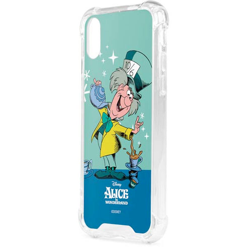 Disney Alice in Wonderland Mad Hatter Tea Party iPhone XS Clear Case
