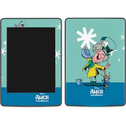 Disney Alice in Wonderland Mad Hatter Tea Party Amazon Kindle Skin